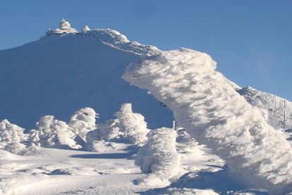 Schneekoppe am 29.12.2008