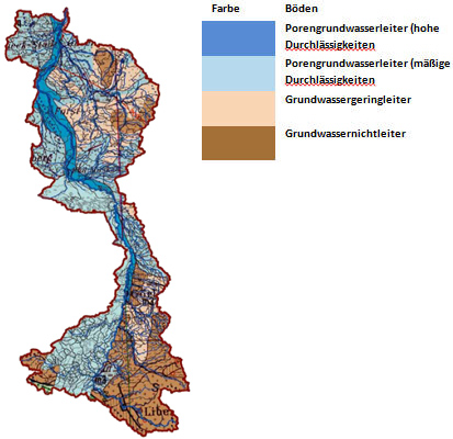 Hydrogeologie: Internationale Hydrogeologische Karte von Europa 1:500000, IHME 1500 (Quelle: BGR, EGS, UNESCO)