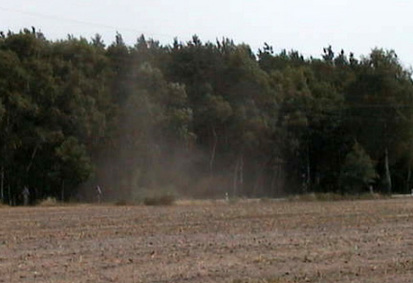 Foto: Winderosion (Quelle: Sächsisches Landesamt für Umwelt und Geologie)