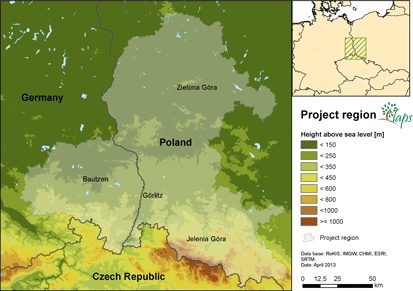 Project region KLAPS