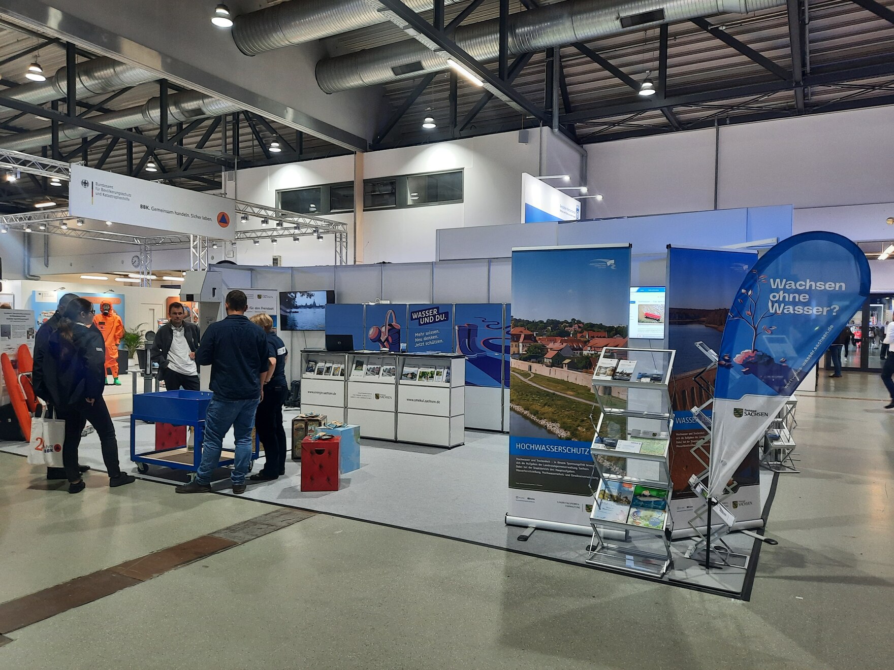 Messestand auf der FLORIAN Messe